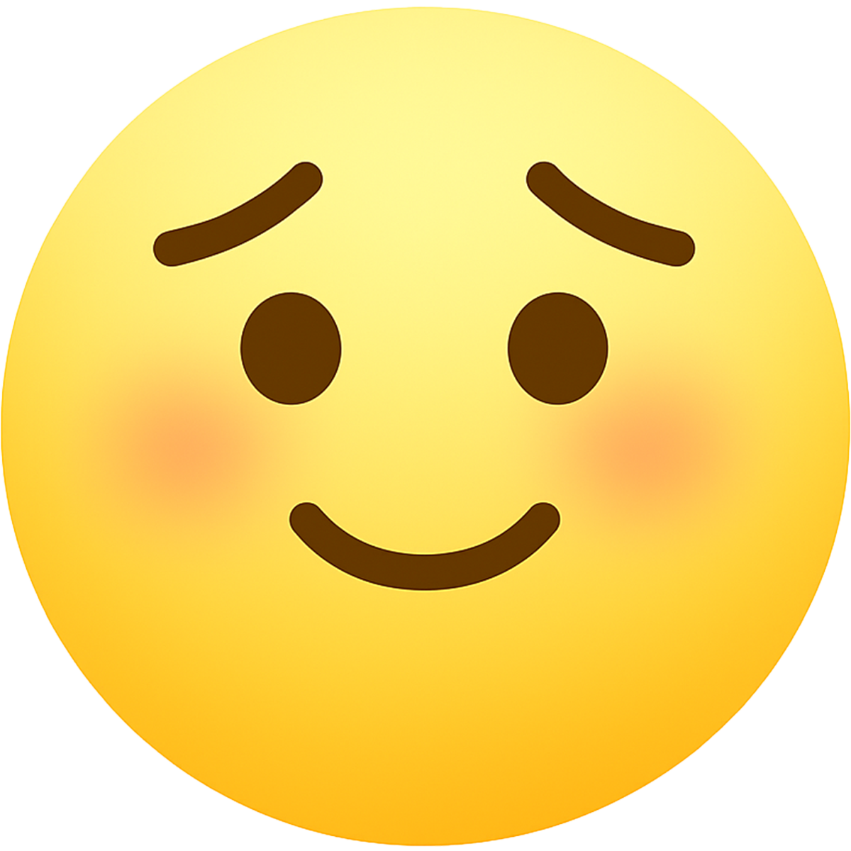 Shy Emoji Transparent PNG – Free Download