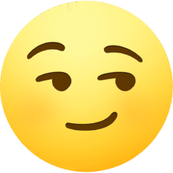 Smug Emoji Transparent PNG – Free Download
