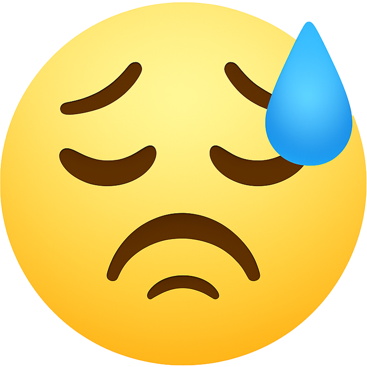 Tired Emoji Transparent PNG – Free Download for Chats and Design