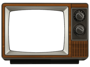 Vintage TV Frame transparent PNG free download for retro designs Vintage TV Frame transparent PNG free download for retro designs