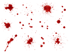 Blood Splatters Transparent PNG – Free Horror Overlay for Video Editing & Graphic Design