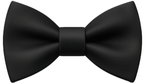 Black Bow Tie Transparent PNG – Free Download for Design and Editing