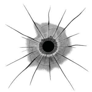 Bullet Hole Transparent PNG – Free Download for Design and Editing