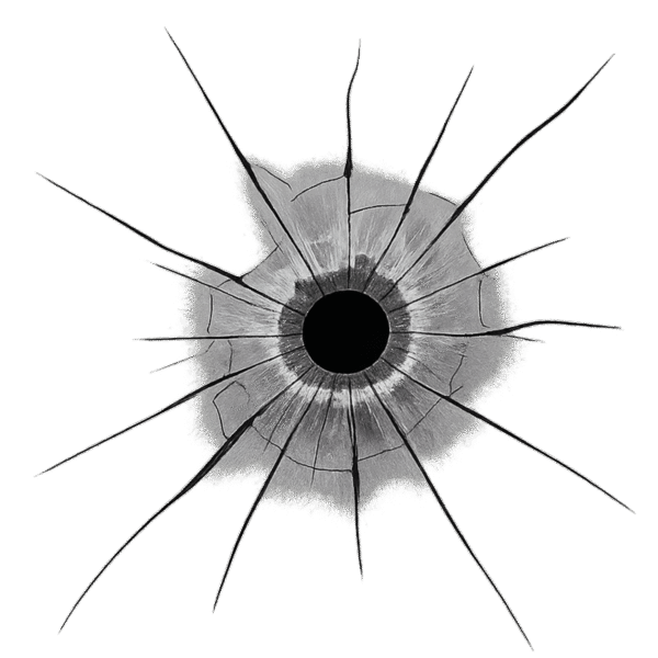 Bullet Hole Transparent PNG – Free Download for Design and Editing