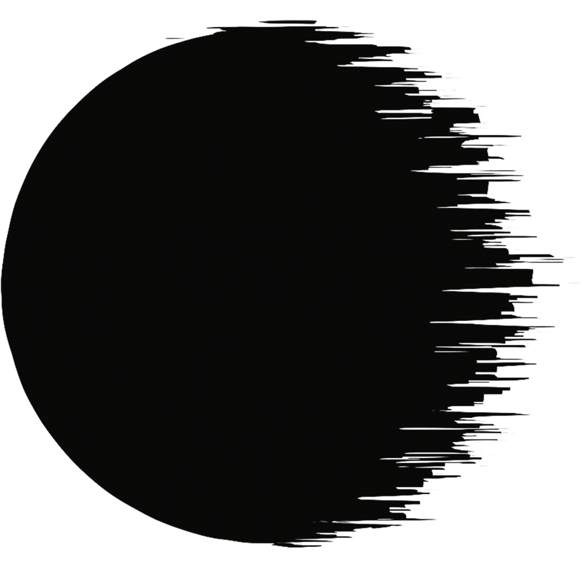 Circular Glitch Transparent PNG – Free Download for Video Editing & Graphic Design