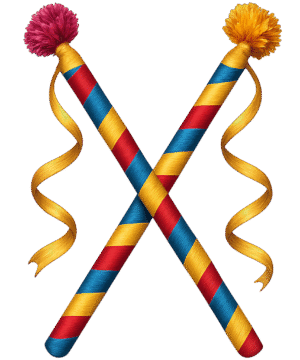 Colorful Dandiya Sticks Transparent PNG – Free Download Colorful Dandiya Sticks Transparent PNG – Free Download