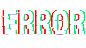 Error Text Transparent PNG – Free Download for Editing & Design