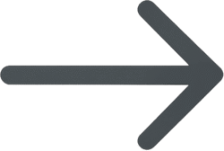 Right Arrow PNG (Flat Dark Gray & Transparent) Flat dark gray right-pointing arrow with rounded edges on a transparent background