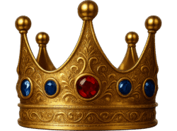 Golden Crown Transparent PNG – Free Download for Royal and Luxury Designs