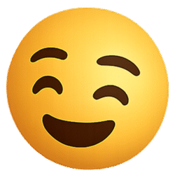Happy 3D Emoji Transparent PNG – Free Reaction Overlay for Video Editing & Graphic Design