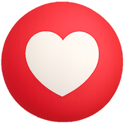 Heart Emoji Transparent PNG – Free Love Reaction Overlay for Video Editing & Graphic Design