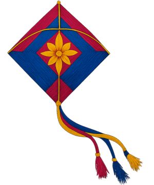 Makar Sankranti Kite Transparent PNG – Free Download for Festival and Creative Designs