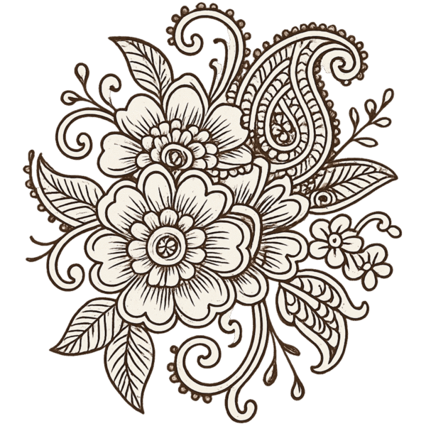 Mehndi Design Transparent PNG – Free Download for Henna and Creative Artwork