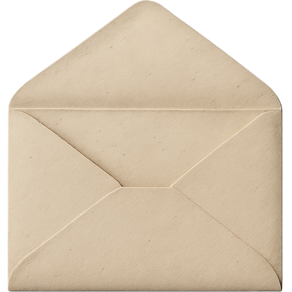Open envelope transparent PNG for creative design and digital projects