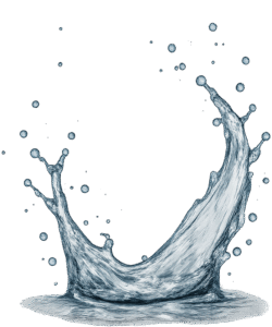 Water Splash Realistic Transparent PNG – Free Download for Editing and Design