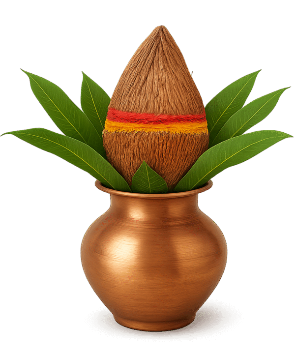 Wedding Kalash Transparent PNG – Free Download for Editing and Design