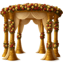 Wedding Mandap Transparent PNG – Free Download for Editing and Design