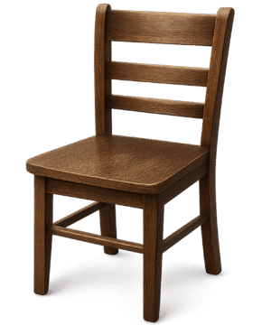 Wooden Chair Transparent PNG – Free Download for Design and Editing