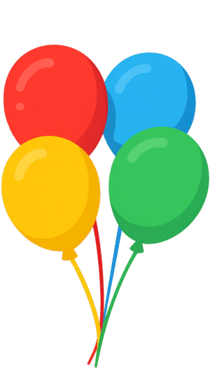 Birthday Balloons PNG Transparent Free Download Birthday balloons PNG transparent background