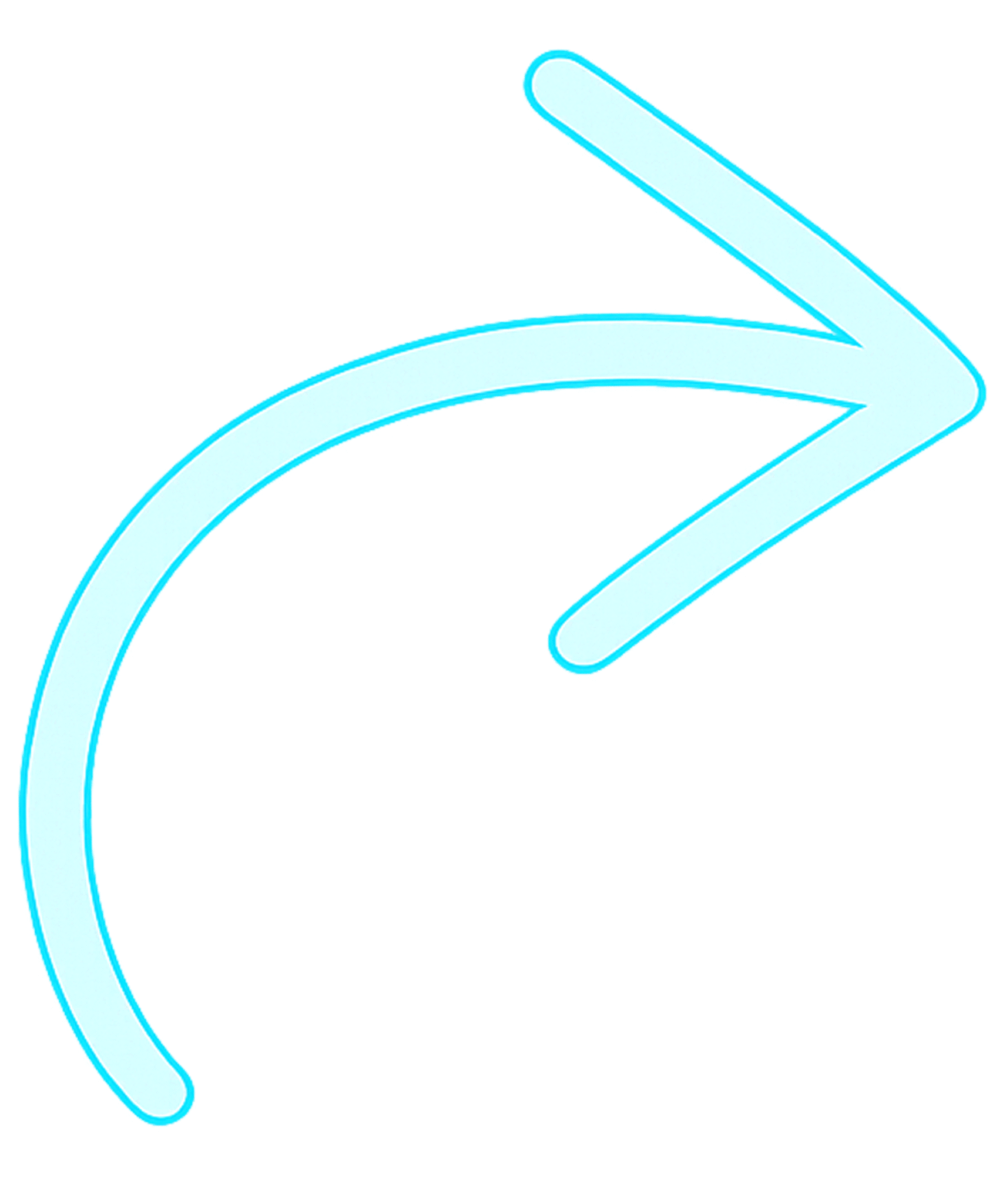Neon arrow PNG transparent free download