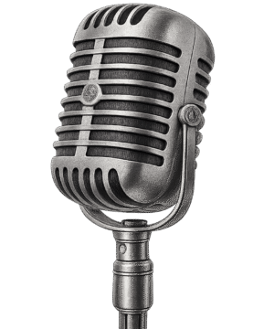 Vintage microphone PNG transparent free download