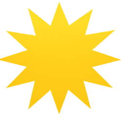 Burst shape star PNG transparent free download