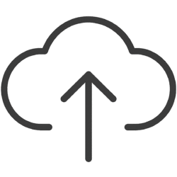 Cloud upload PNG transparent free download