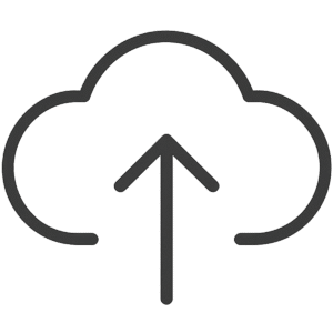 Cloud upload PNG transparent free download