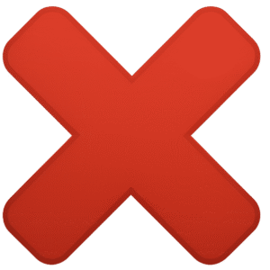 Cross mark PNG transparent free download