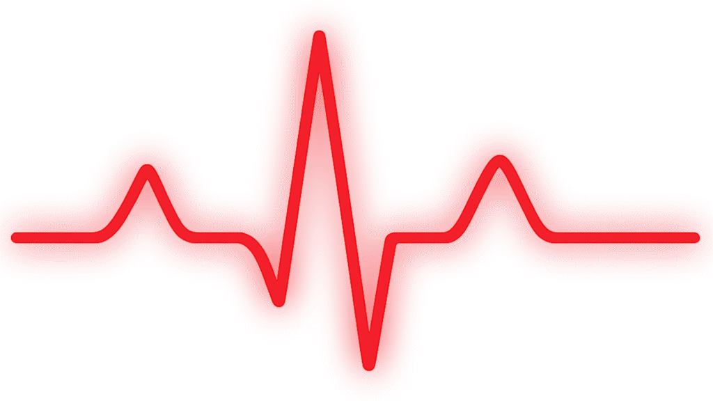 ECG Heartbeat Line PNG Transparent Background 100% Free Download