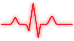 ECG heartbeat line PNG transparent background for medical designs, health videos, and hospital presentations