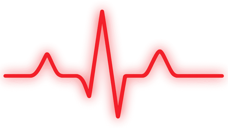 ECG Heartbeat Line PNG Transparent Background 100% Free Download