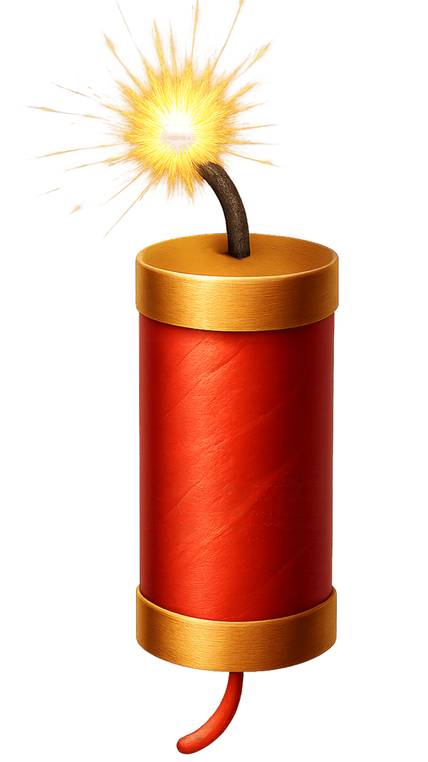 Firecracker Emoji PNG 100% Free Download | Transparent Background
