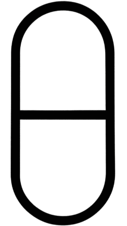 Medicine capsule PNG transparent background for healthcare designs, pharmaceutical posters, and medical infographics