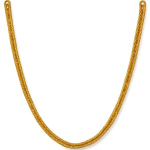 Gold chain PNG transparent background for jewelry design, fashion edits, and luxury product visuals