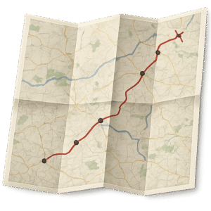 Map PNG transparent background for geography, travel, and educational designs