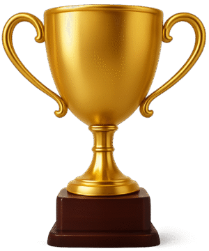 Trophy PNG Transparent Background Free Download | DehraFlicks Trophy PNG transparent background for award, achievement, and celebration designs