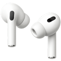 Wireless earbuds PNG transparent background for music, tech, and gadget designs