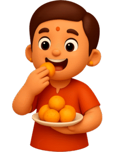 Festival character PNG – traditional festive character with transparent background for Makar Sankranti designs