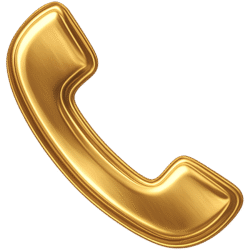 gold call icon png shiny golden phone symbol transparent
