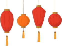 Hanging lantern PNG for Makar Sankranti – decorative lantern with transparent background