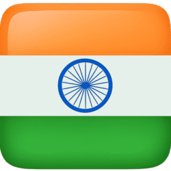 Indian flag icon PNG with clean flat design, sharp colours, and a transparent background — high-quality India flag PNG for UI and digital layouts.
