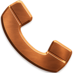 metal call icon png brass phone symbol transparent