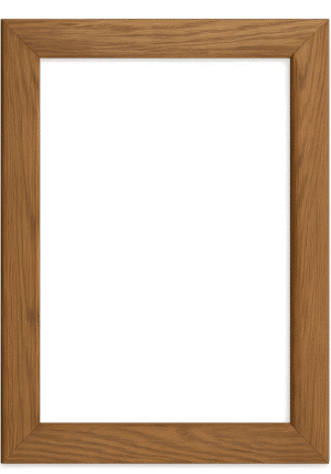 Thick dark wood photo frame PNG – high-quality photo frame png format with plain texture