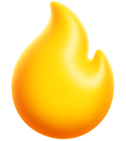 3d glow fire png realistic glowing flame with light aura transparent background