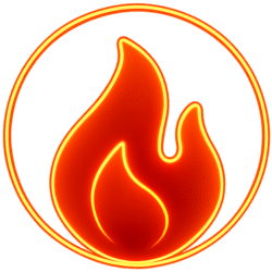 3d neon fire png glowing neon flame with transparent background