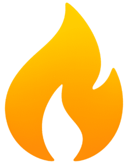 fire icon png simple flame icon with transparent background