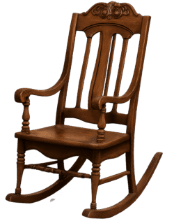 rocking chair png transparent background wooden rocking chair high resolution