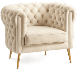 tufted chair png transparent background upholstered tufted armchair high resolution