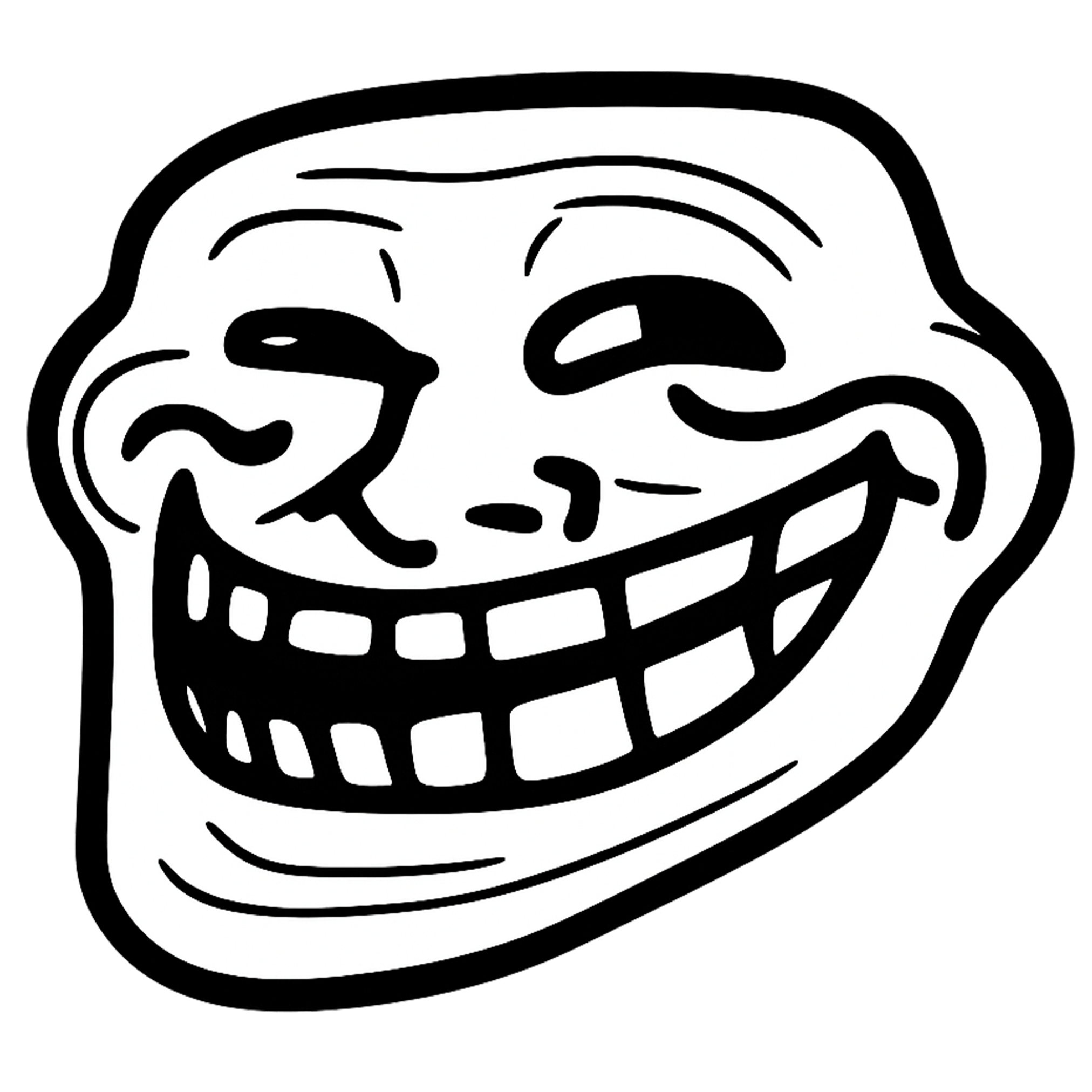Troll Face Icon PNG – Transparent Meme Icon Troll Face Icon PNG transparent meme icon high resolution